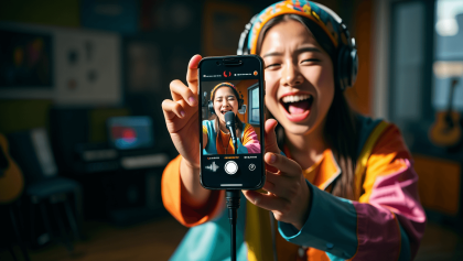 make music videos on your phone
