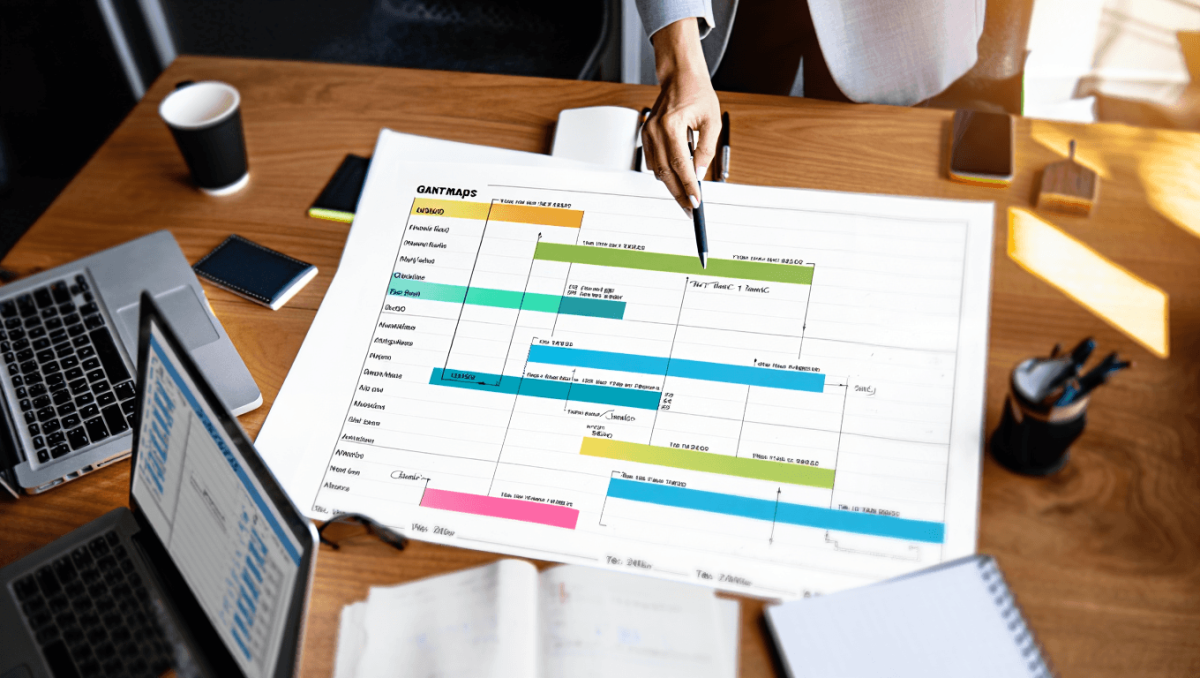 comment faire un diagramme de gantt