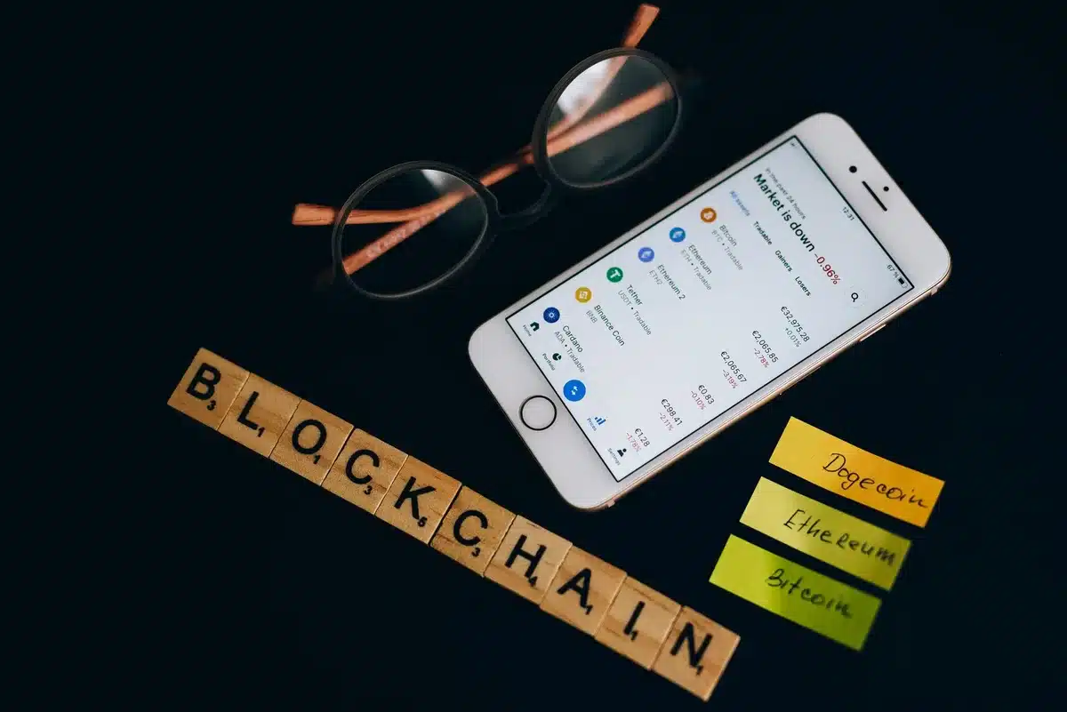 Interface de vérification d'un portefeuille crypto et transaction blockchain
