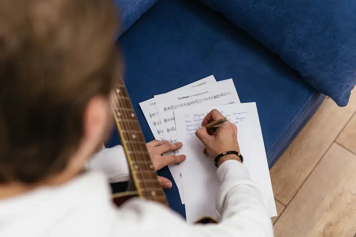 Écran d'édition de tags et paroles pour fichiers musicaux