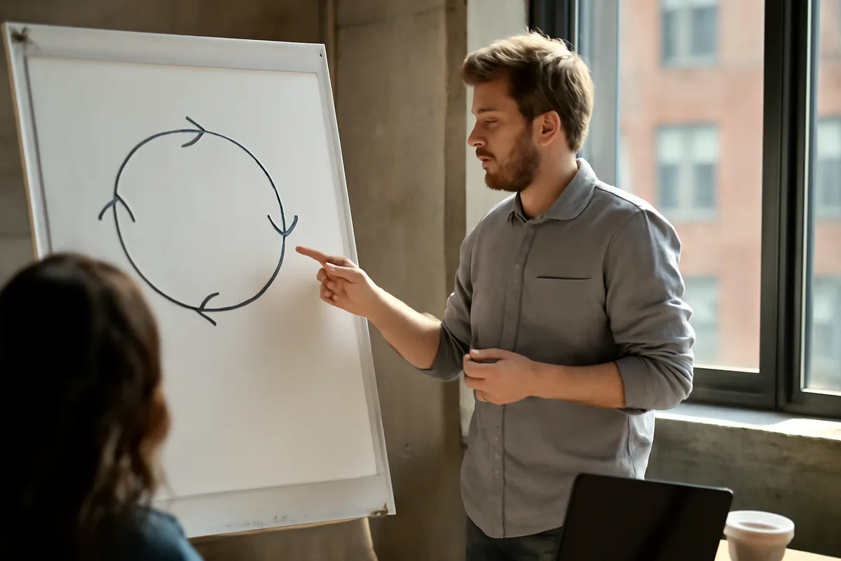 Qu'est-ce que le loop marketing et pourquoi &ccedil;a ne ressemble pas &agrave; un entonnoir &mdash; Le loop marketing d&eacute;signe une approche cyclique o&ugrave; chaque interaction client alimente la suivante. Plut&ocirc;t que d&rsquo;imaginer que l&rsquo;acheteur traverse une succession d&rsquo;&eacute;tapes lin&eacute;aires, la boucle