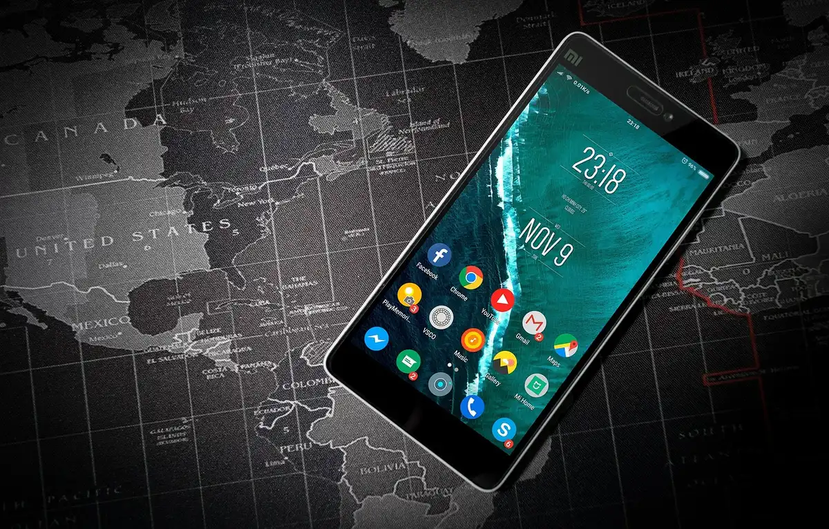 Explorateur de fichiers Android affichant une liste de fichiers stockés localement