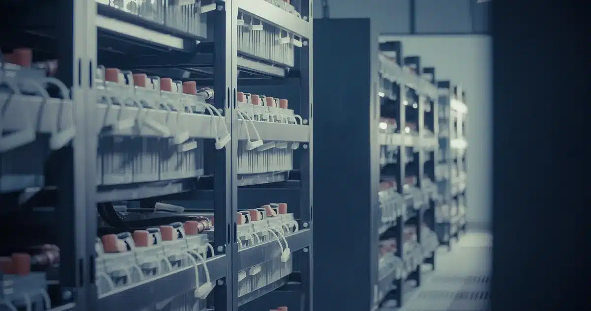 Schéma sur écran montrant GPU, data centers et modèles IA