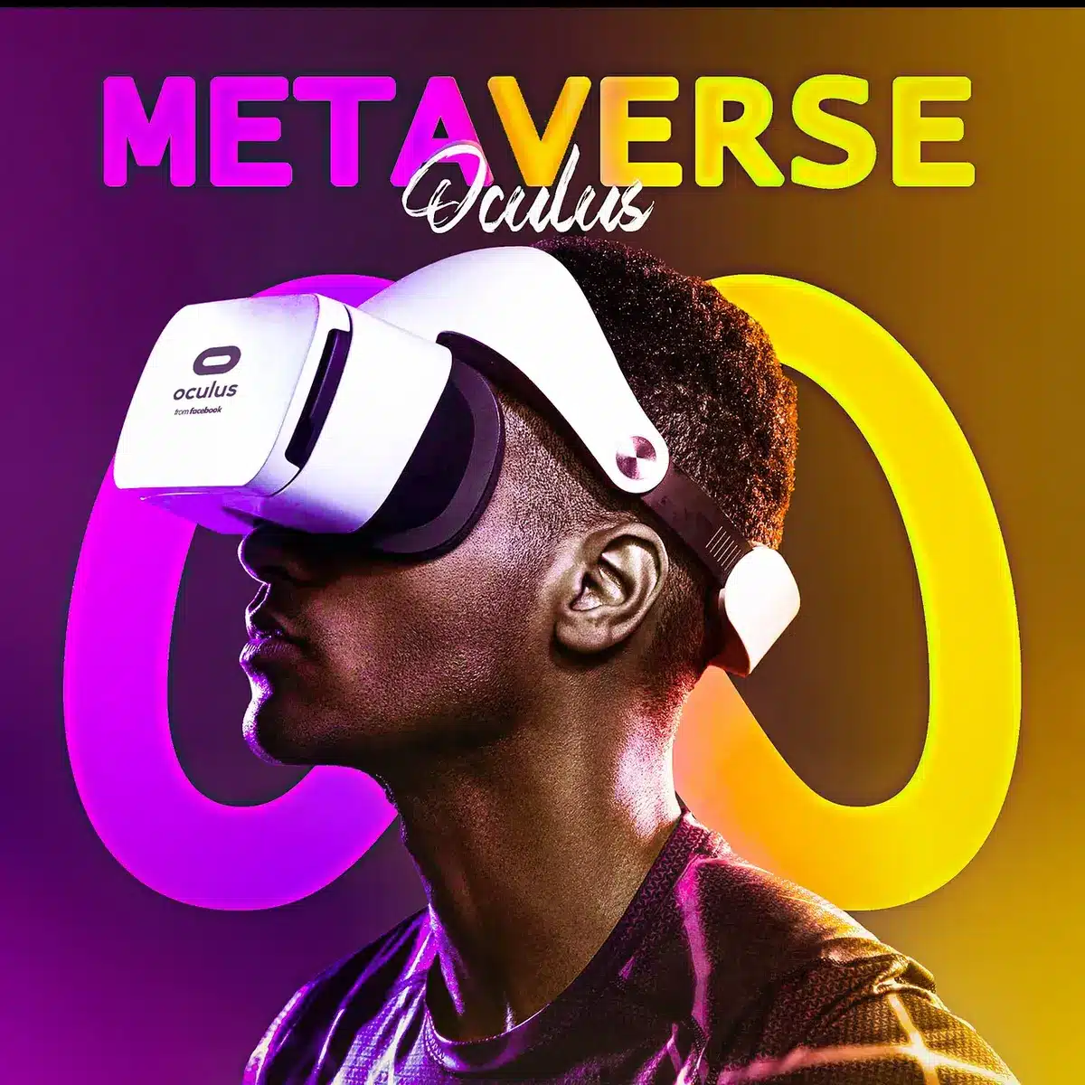 Interface virtuelle illustrant avatars et objets numériques